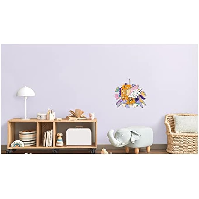 3D DECORATION - PEGASUS KIT | TURN YOUR WALL INTO A ZOO! CREATE 3D DECORATIONS WITH PRE-CUT CARDBOARD PUZZLE PIECES | THOUGHTFUL AND CREATIVE GIFT OPTION FOR KIDS 3+ - Image 4